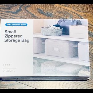 Container Store Small Zippered Storage Bag